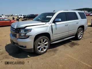 2015 Chevrolet Tahoe LTZ z VIN 1GNSCCKC2FR131869, wystawiony jako Copart lot #53431575 z przebiegiem 144 513 mil mil oraz Szkoda całkowita • Salvage title. Historia ofert i sprzedaży dostępna na DreamBid. Obrazek 1.