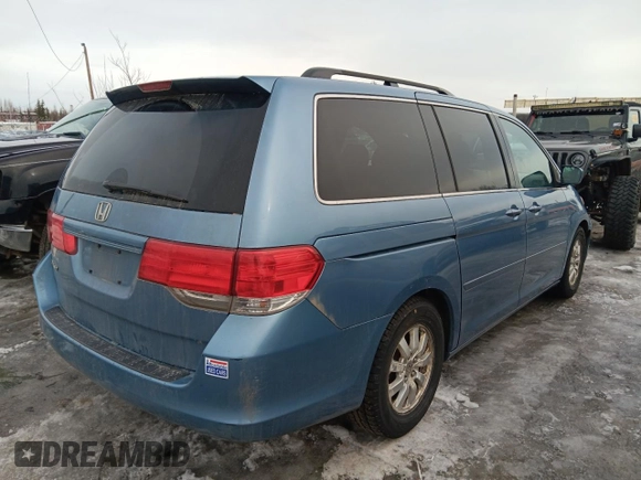 2010 Honda Odyssey EX with VIN 5FNRL3H43AB075950, listed as a Copart auction lot 51877085 with 132,366 mi miles and Salvage Title. Bid and sale history available at carsss.com. Image 3.