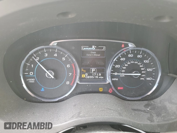 2017 Subaru Forester Premium with VIN JF2SJAGC5HH574815, listed as a Copart auction lot 54045925 with 89,516 mi miles and Salvage Title. Bid and sale history available at carsss.com. Image 9.