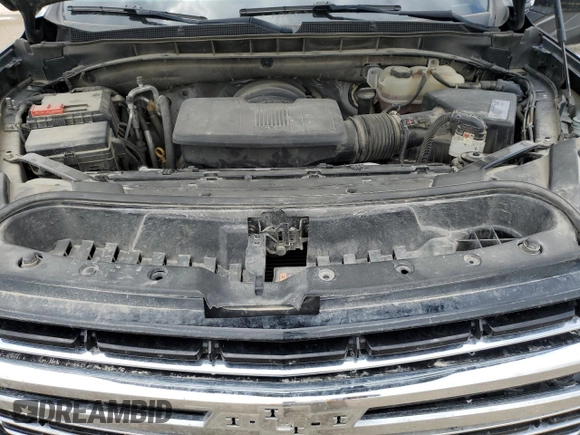 2021 Chevrolet Tahoe LT with VIN 1GNSKNKD0MR253098, listed as a Copart auction lot 53230535 with 143,689 mi miles and Salvage title. Bid and sale history available at DreamBid. Image 12.