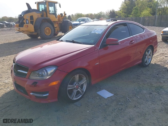 2012 Mercedes-Benz C-Class C 250 with VIN WDDGJ4HB8CF808287, listed as a IAAI auction lot 42036306 with 171,241 mi miles. Bid and sale history available at carsss.com. Image 2.