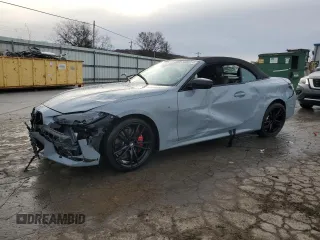 2024 BMW 4 Series 430i with VIN WBA23AT09RCP14882, listed as a Copart auction lot 84880374 with 17,979 mi miles and Salvage title. Bid and sale history available at DreamBid. Image 1.
