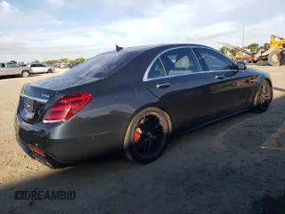 2020 Mercedes-Benz S 63 AMG with VIN WDDUG8JBXLA510324, listed as a Copart auction lot 72446062 with 34,293 mi miles and . Bid and sale history available at DreamBid. Image 3.