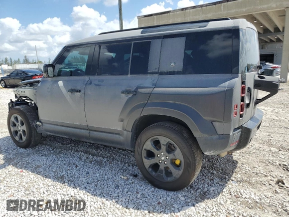 2023 Land Rover Defender S with VIN SALEJ7EX4P2241794, listed as a Copart auction lot 49135075 with 12,641 mi miles and Salvage title. Bid and sale history available at DreamBid. Image 2.