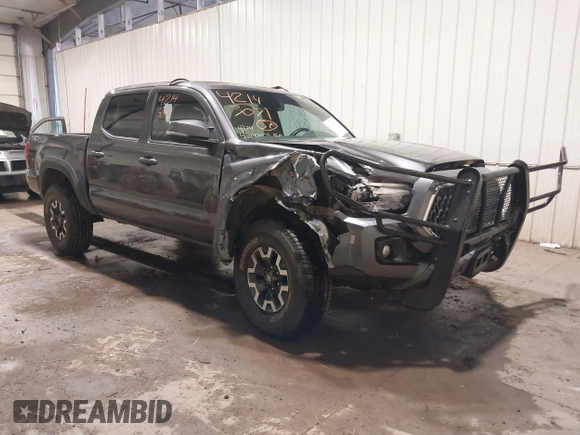 2019 Toyota Tacoma SR with VIN 5TFCZ5AN7KX208672, listed as a IAAI auction lot 42143071 with 83,584 mi miles and . Bid and sale history available at DreamBid. Image 1.