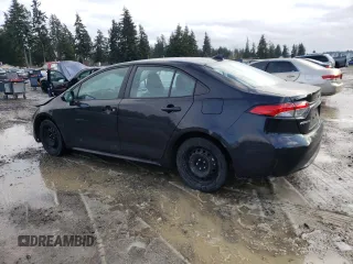 2021 Toyota Corolla LE with VIN 5YFEPMAE4MP203746, listed as a Copart auction lot 45423395 with 87,624 mi miles and Salvage Title. Bid and sale history available at DreamBid. Image 2.