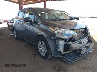 2019 Nissan Note SV z VIN 3N1CE2CP0KL357299, wystawiony jako IAAI lot #42715055 z przebiegiem 80 085 mil mil oraz . Historia ofert i sprzedaży dostępna na DreamBid. Obrazek 1.