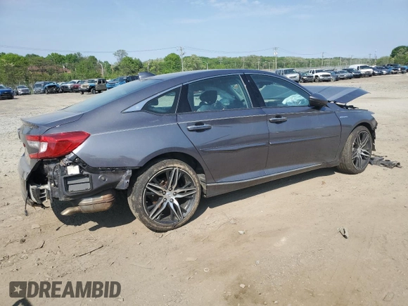 2021 Honda Accord Touring with VIN 1HGCV3F97MA007325, listed as a Copart auction lot 55254695 with Not provided miles and Salvage title. Bid and sale history available at DreamBid. Image 3.