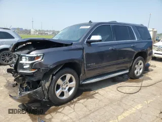 2015 Chevrolet Tahoe LTZ with VIN 1GNSKCKC1FR199230, listed as a Copart auction lot 60410255 with 227,333 mi miles and Clean title. Bid and sale history available at DreamBid. Image 1.