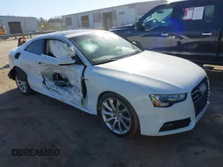 2016 Audi A5 Premium Plus with VIN WAUM2AFR2GA056868, listed as a IAAI auction lot 41764198 with 106,751 mi miles. Bid and sale history available at carsss.com. Image 1.