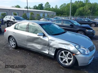 2003 Infiniti G35 w/Leather with VIN JNKCV51EX3M025635, listed as a IAAI auction lot 42162700 with 147,573 mi miles and . Bid and sale history available at DreamBid. Image 1.