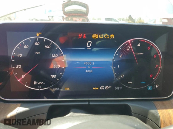 2024 Mercedes-Benz C 300 with VIN W1KAF4GB4RR236568, listed as a Copart auction lot 57689045 with 4,008 mi miles and Salvage title. Bid and sale history available at DreamBid. Image 9.