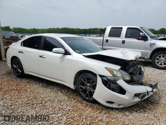 2014 Nissan Maxima S with VIN 1N4AA5AP8EC915538, listed as a Copart auction lot 52625465 with 199,189 mi miles and Salvage Title. Bid and sale history available at DreamBid. Image 4.