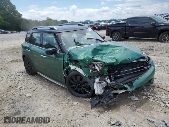 2020 MINI Countryman Cooper S with VIN WMZYX1C06L3L24945, listed as a Copart auction lot 61231204 with Not Provided miles and Salvage Title. Bid and sale history available at carsss.com. Image 4.