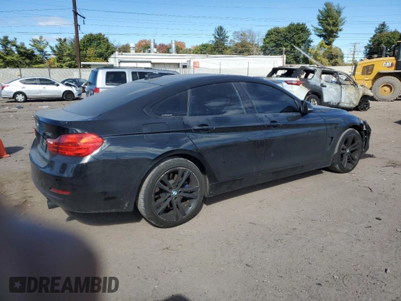 2015 BMW 4 Series 435i xDrive with VIN WBA4B3C59FGV48788, listed as a Copart auction lot 75408944 with 103,837 mi miles and Salvage Title. Bid and sale history available at DreamBid. Image 3.