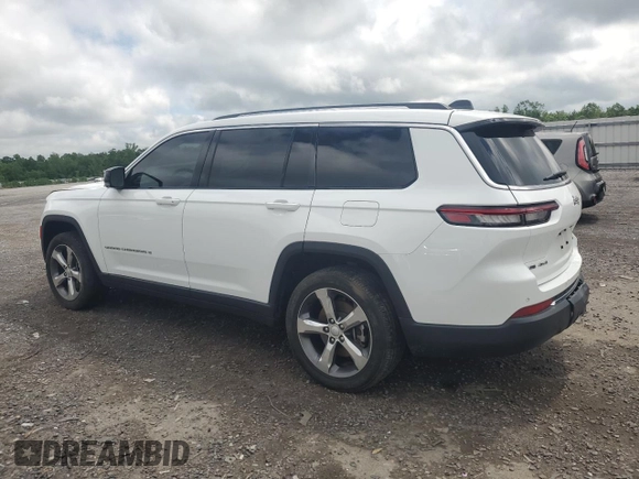 2021 Jeep Grand Cherokee Limited z VIN 1C4RJKBG9M8113253, wystawiony jako Copart lot #56899955 z przebiegiem 37 989 mil mil oraz Szkoda całkowita • Salvage title. Historia ofert i sprzedaży dostępna na DreamBid. Obrazek 2.