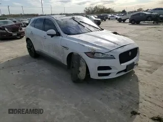 2018 Jaguar F-Pace 30t Portfolio with VIN SADCN2GXXJA321914, listed as a Copart auction lot 84450544 with 115,374 mi miles and Salvage title. Bid and sale history available at DreamBid. Image 12.