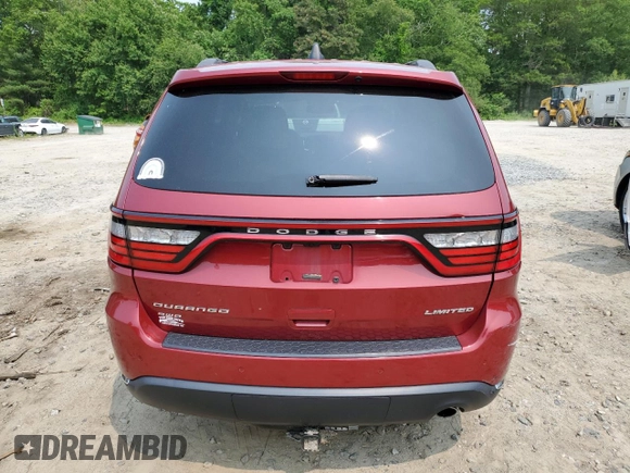 2014 Dodge Durango Limited with VIN 1C4RDJDG5EC425390, listed as a Copart auction lot 59523385 with 112,113 mi miles and Clean title. Bid and sale history available at DreamBid. Image 6.