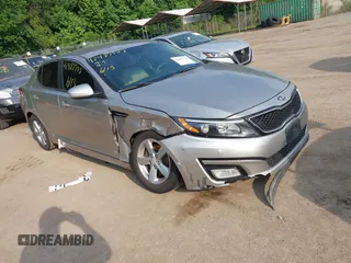 2015 Kia Optima LX with VIN 5XXGM4A74FG366430, listed as a IAAI auction lot 42487573 with 155,643 mi miles and . Bid and sale history available at DreamBid. Image 1.