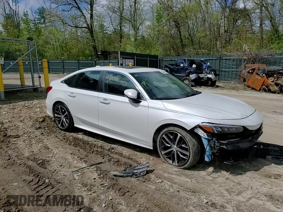 2022 Honda Civic Touring z VIN 2HGFE1F91NH313585, wystawiony jako Copart lot #56042115 z przebiegiem 30 954 mil mil oraz Szkoda całkowita • Salvage title. Historia ofert i sprzedaży dostępna na DreamBid. Obrazek 14.