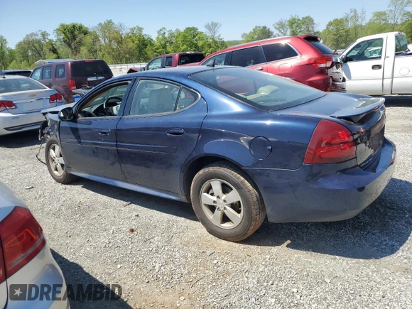 2007 Pontiac Grand Prix with VIN 2G2WP552471223626, listed as a Copart auction lot 52220855 with 122,223 mi miles and Salvage title. Bid and sale history available at DreamBid. Image 2.