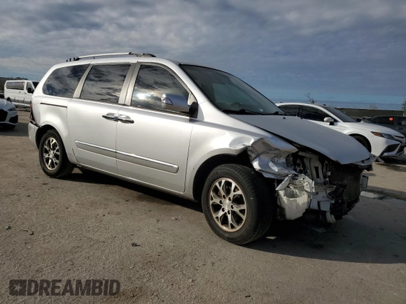 2014 Kia Sedona EX with VIN KNDMH4C73E6535676, listed as a Copart auction lot 89075595 with 149,610 mi miles and Salvage Title. Bid and sale history available at carsss.com. Image 4.
