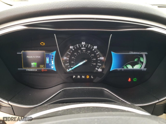 2013 Ford Fusion SE Hybrid with VIN 3FA6P0LU6DR338664, listed as a Copart auction lot 50202825 with 175,338 mi miles and Clean Title. Bid and sale history available at carsss.com. Image 9.