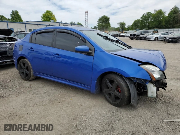 2010 Nissan Sentra SL with VIN 3N1AB6AP8AL725446, listed as a Copart auction lot 57762835 with 210,743 mi miles and Salvage title. Bid and sale history available at DreamBid. Image 4.