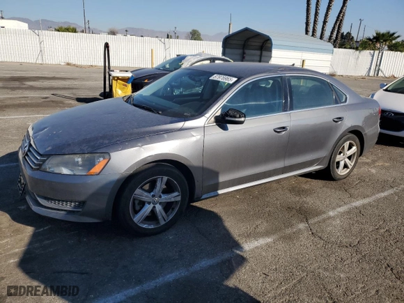 2015 Volkswagen Passat 1.8T Sport with VIN 1VWBT7A34FC012514, listed as a Copart auction lot 87976965 with 137,763 mi miles and Clean Title. Bid and sale history available at carsss.com. Image 1.