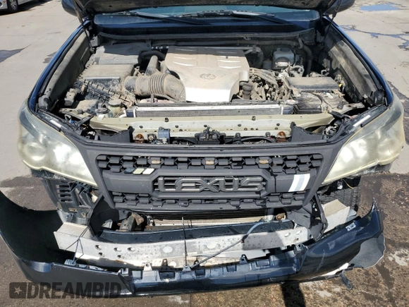 2010 Lexus GX 460 with VIN JTJBM7FX2A5008760, listed as a Copart auction lot 50968425 with 176,285 mi miles and Salvage Title. Bid and sale history available at DreamBid. Image 12.