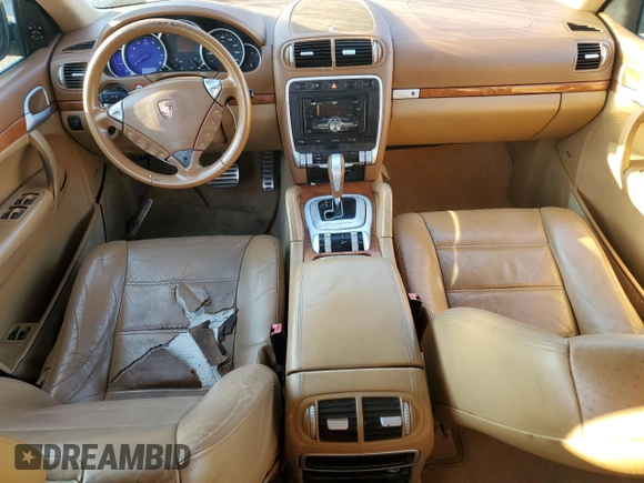 2005 Porsche Cayenne S with VIN WP1AB29P65LA63165, listed as a Copart auction lot 70038744 with 192,060 mi miles and Salvage Title. Bid and sale history available at carsss.com. Image 8.