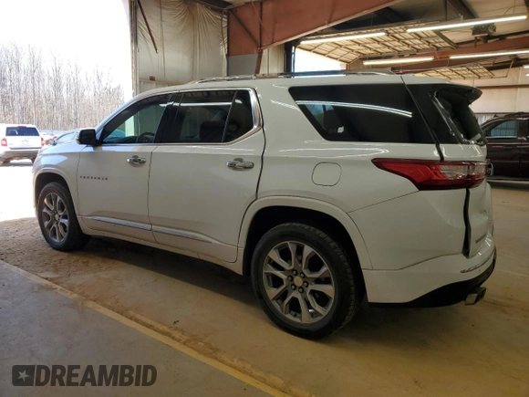 2021 Chevrolet Traverse Premier with VIN 1GNERKKWXMJ149466, listed as a Copart auction lot 48322655 with 94,650 mi miles and Salvage Title. Bid and sale history available at carsss.com. Image 2.
