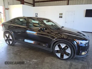 2023 Polestar 2 with VIN YSMED3KA6PL121923, listed as a Copart auction lot 80258404 with 43,744 mi miles and Clean Title. Bid and sale history available at carsss.com. Image 4.