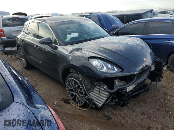 2016 Porsche Macan S with VIN WP1AB2A51GLB44135, listed as a Copart auction lot 50866755 with 45,805 mi miles and Salvage Title. Bid and sale history available at DreamBid. Image 4.