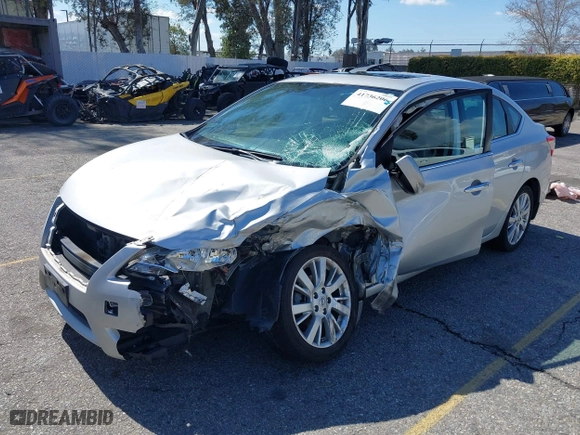 2014 Nissan Sentra SR with VIN 3N1AB7AP3EY309142, listed as a IAAI auction lot 41736206 with 200,238 mi miles. Bid and sale history available at carsss.com. Image 18.