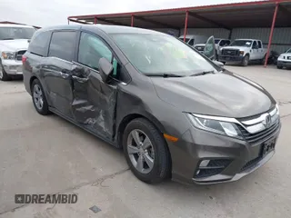 2018 Honda Odyssey EX-L with VIN 5FNRL6H75JB044789, listed as a IAAI auction lot 41625002 with 58,033 mi miles. Bid and sale history available at carsss.com. Image 1.