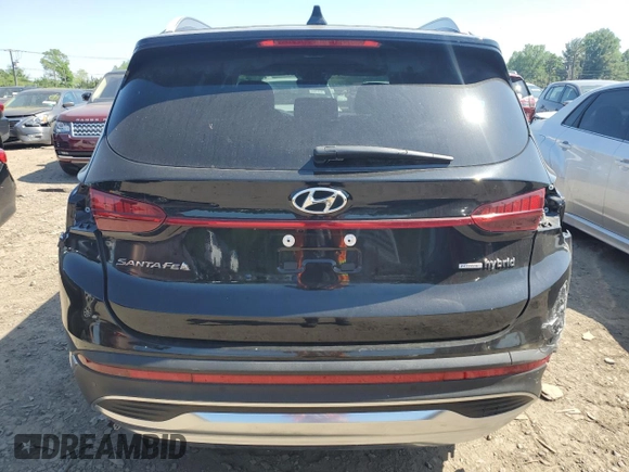 2022 Hyundai Santa Fe Hybrid Limited with VIN KM8S5DA18NU037687, listed as a Copart auction lot 56005664 with 23,390 mi miles and Salvage Title. Bid and sale history available at carsss.com. Image 6.