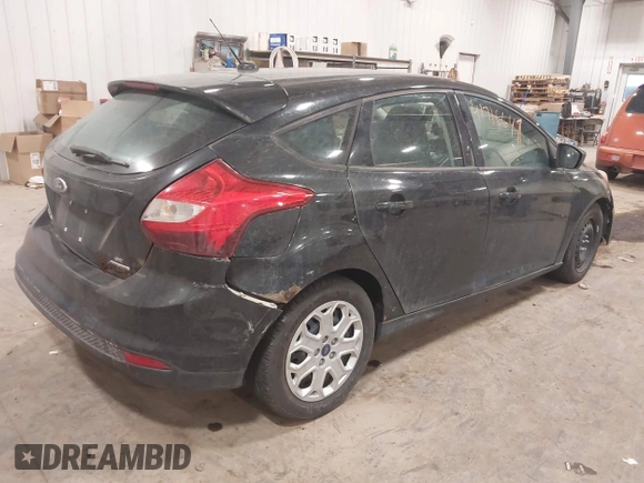 2012 Ford Focus SE with VIN 1FAHP3K22CL435609, listed as a IAAI auction lot 41716647 with 114,094 mi miles and . Bid and sale history available at carsss.com. Image 4.