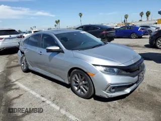 2020 Honda Civic EX-L z VIN 19XFC1F70LE209746, wystawiony jako Copart lot #52141315 z przebiegiem 84 387 mil mil oraz Szkoda całkowita • Salvage title. Historia ofert i sprzedaży dostępna na DreamBid. Obrazek 4.