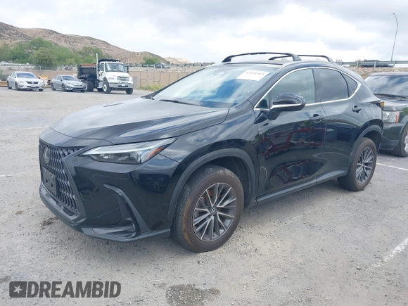 2022 Lexus NX with VIN 2T2AGCEZ7NC013748, listed as a IAAI auction lot 42131913 with Not Provided miles. Bid and sale history available at carsss.com. Image 2.