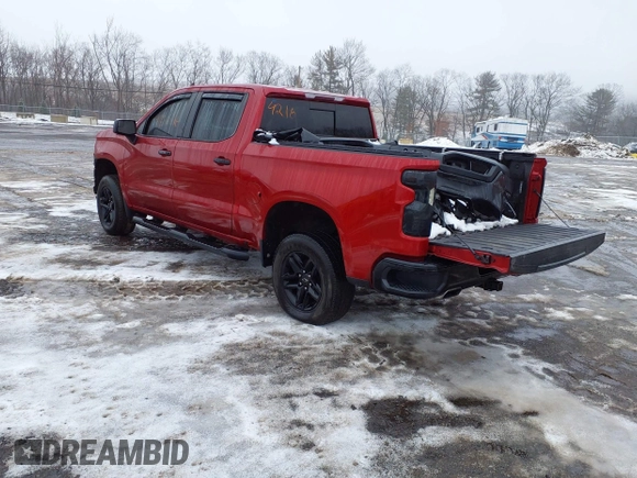 2020 Chevrolet Silverado 1500 LT Trail Boss with VIN 3GCPYFED5LG152801, listed as a IAAI auction lot 41524216 with 92,940 mi miles. Bid and sale history available at carsss.com. Image 3.