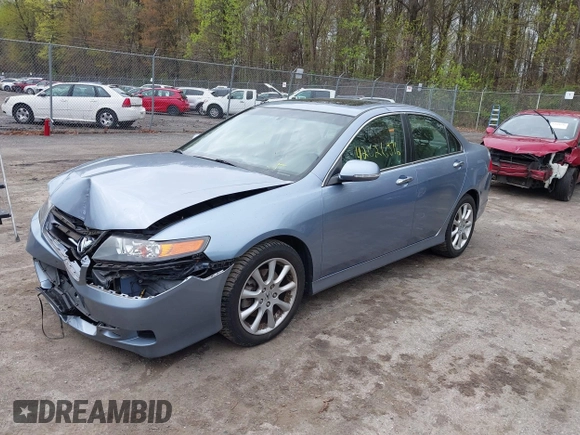 2006 Acura TSX with VIN JH4CL96836C003647, listed as a IAAI auction lot 42026876 with 107,574 mi miles. Bid and sale history available at carsss.com. Image 2.