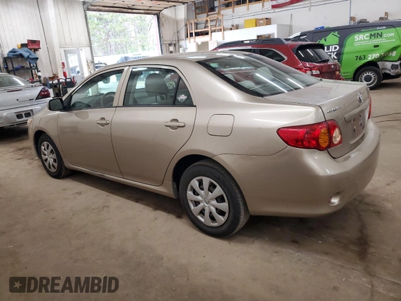2009 Toyota Corolla with VIN 1NXBU40E79Z044692, listed as a Copart auction lot 55594275 with 216,049 mi miles and Salvage Title. Bid and sale history available at carsss.com. Image 2.