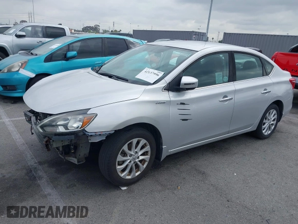 2019 Nissan Sentra S with VIN 3N1AB7APXKY288818, listed as a IAAI auction lot 42137996 with 90,739 mi miles and . Bid and sale history available at DreamBid. Image 2.
