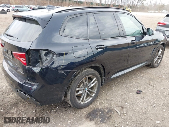 2020 BMW X3 xDrive30i with VIN 5UXTY5C06L9B18537, listed as a IAAI auction lot 41901984 with 109,150 mi miles and . Bid and sale history available at DreamBid. Image 4.
