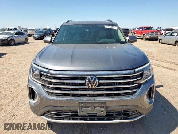 2024 Volkswagen Atlas SE z VIN 1V2JR2CA9RC533369, wystawiony jako Copart lot #57444495 z przebiegiem 34 356 mil mil oraz Szkoda całkowita • Salvage title. Historia ofert i sprzedaży dostępna na DreamBid. Obrazek 5.