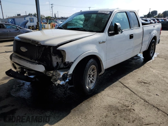 2006 Ford F-150 XLT with VIN 1FTPX12516KB96780, listed as a Copart auction lot 55621015 with 168,831 mi miles and Salvage title. Bid and sale history available at DreamBid. Image 1.