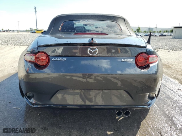 2016 Mazda MX-5 Miata Club with VIN JM1NDAC78G0116548, listed as a Copart auction lot 50495745 with 71,887 mi miles and Salvage Title. Bid and sale history available at carsss.com. Image 6.