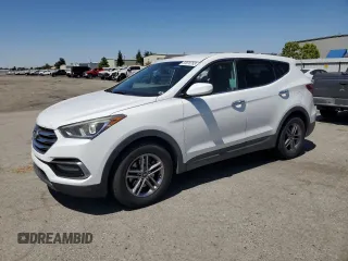2017 Hyundai Santa Fe 2.4L with VIN 5XYZT3LB1HG383286, listed as a Copart auction lot 60870785 with 141,387 mi miles and Salvage title. Bid and sale history available at DreamBid. Image 1.