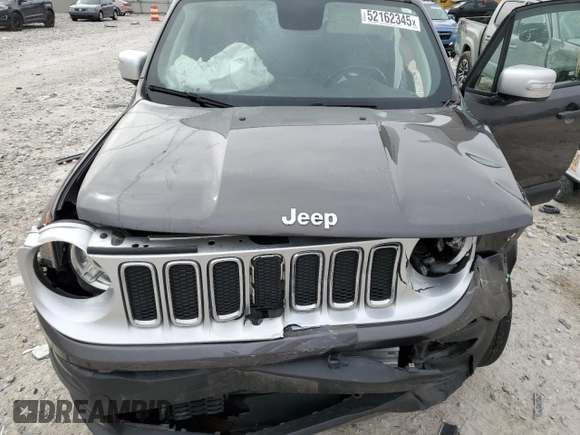2018 Jeep Renegade Limited with VIN ZACCJBDB1JPG97532, listed as a Copart auction lot 52162345 with Not provided miles and Clean title. Bid and sale history available at DreamBid. Image 13.